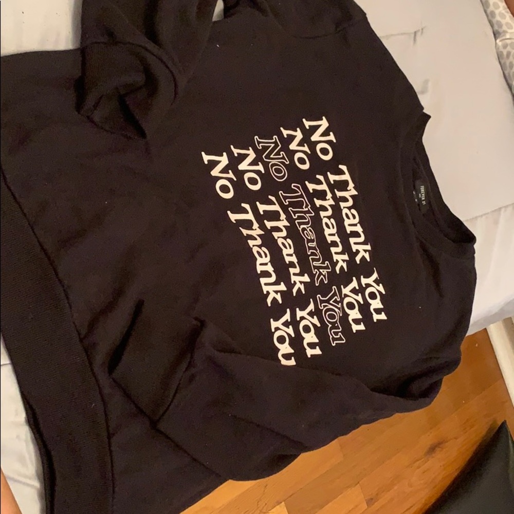 Black sweatshirt